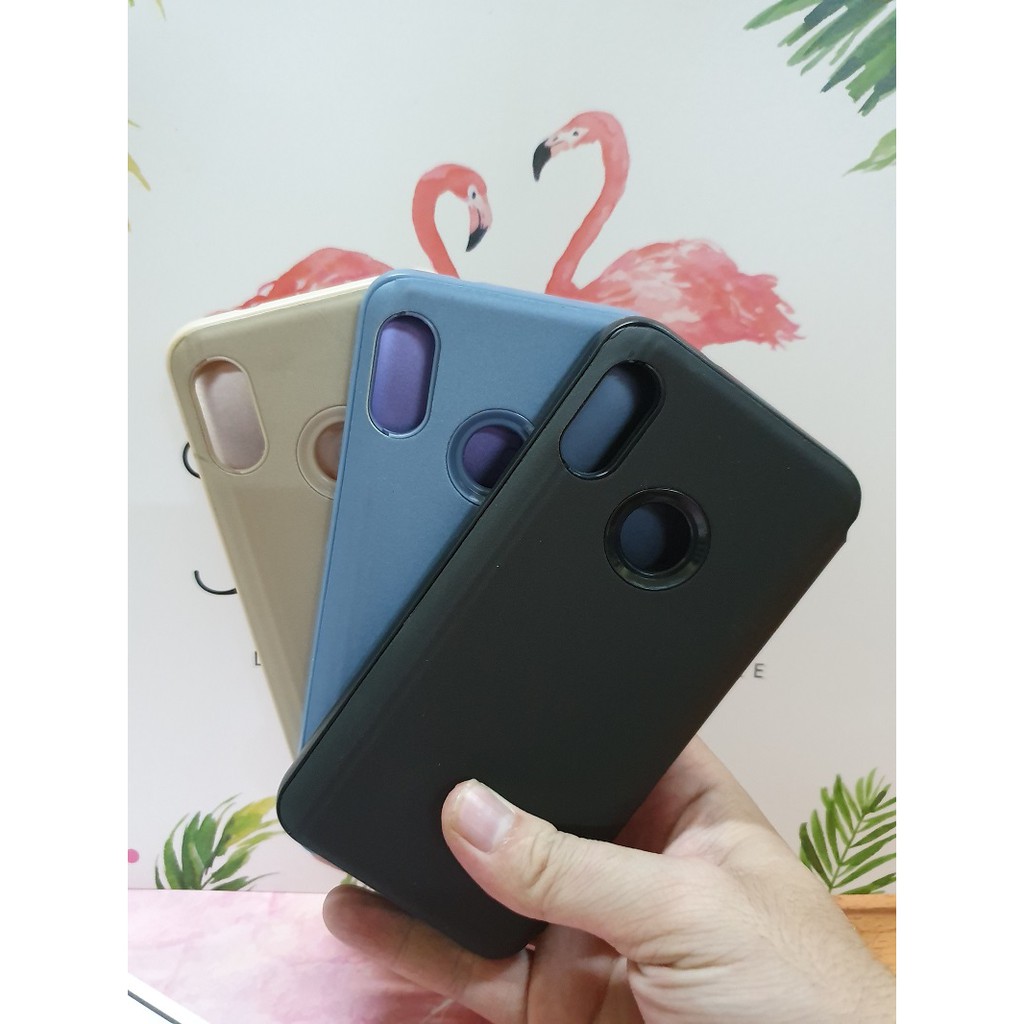 Bao da tráng gương Xiaomi A2 lite - Pk666