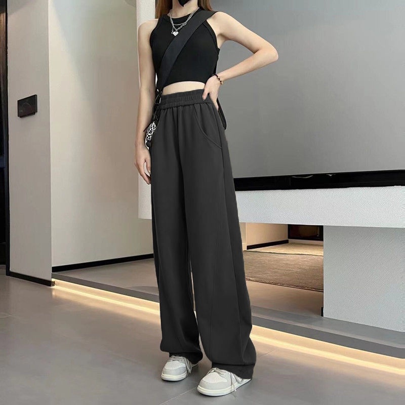 Quần Thể Thao Ống Rộng Thời Trang Hàn Quốc Dành Cho Nữ