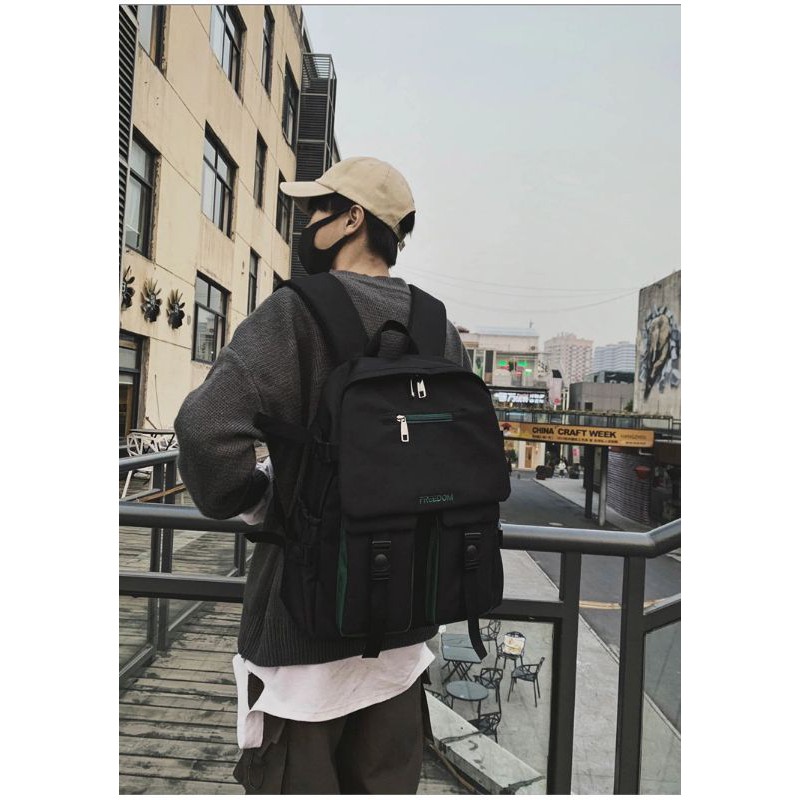 Balo nam nữ unisex giá rẻ đi học đẹp thời trang cá tính đựng laptop 15.6inch dòng mới