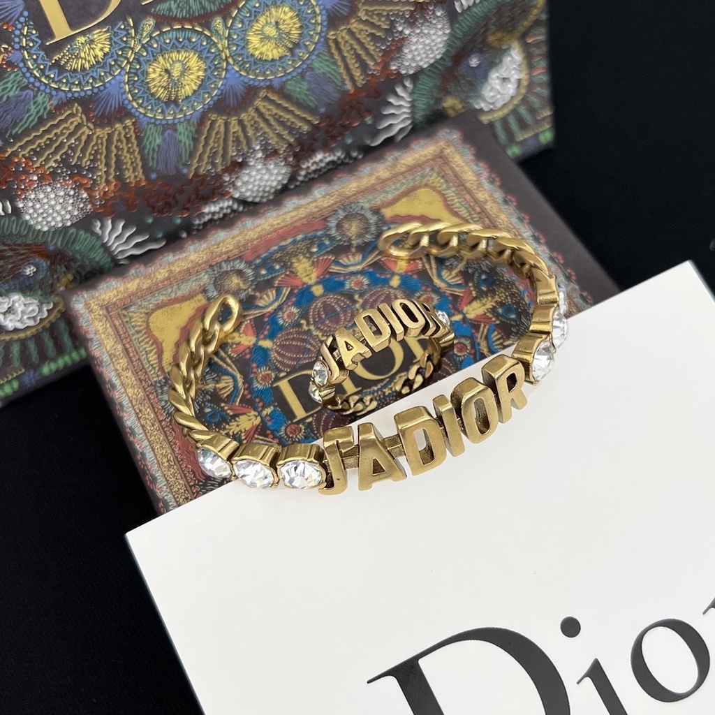 Vòng Đeo Tay/Nhẫn Chữ D Thời Trang Thanh Lịch Chất Lượng Cao Tinh Tế