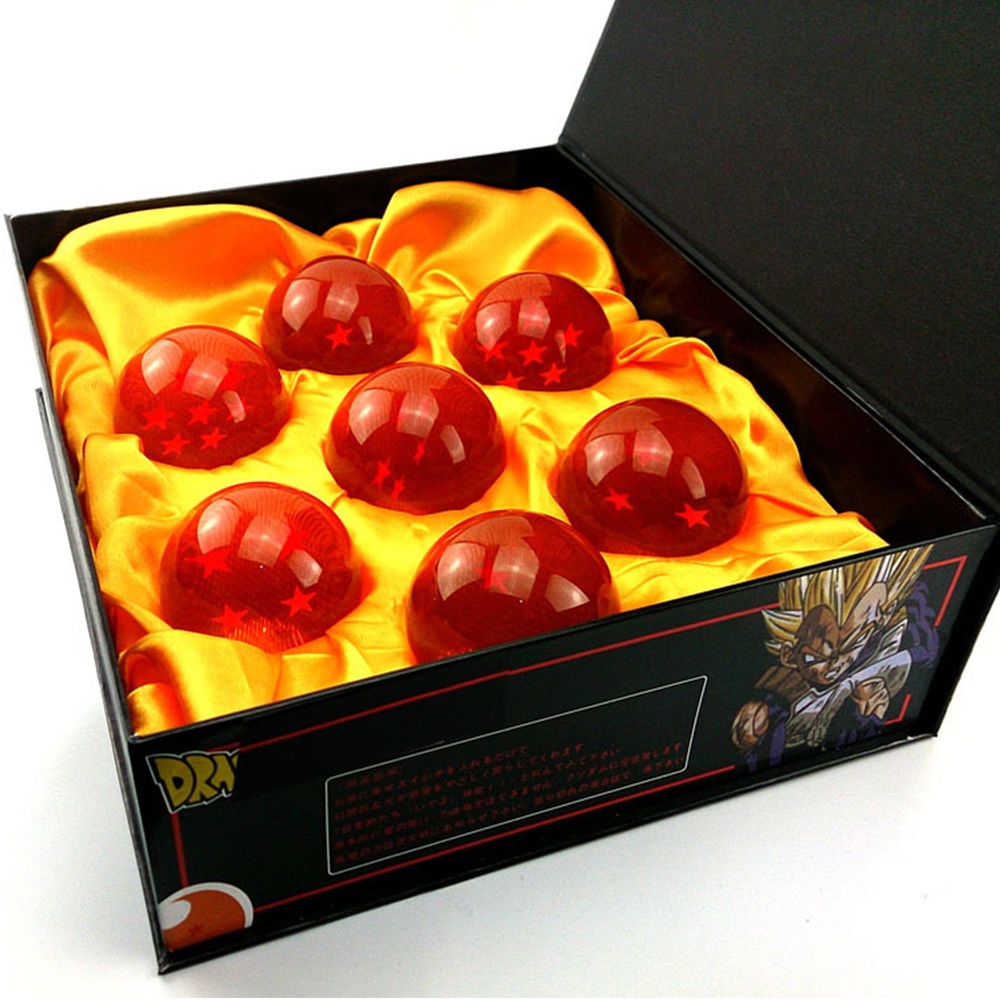 3.5/4.3Cm ngọc rồng 1-7 Ngôi Sao Anime Dragon Ball Quả Cầu Mẫu Màu Vàng và Xanh Dương