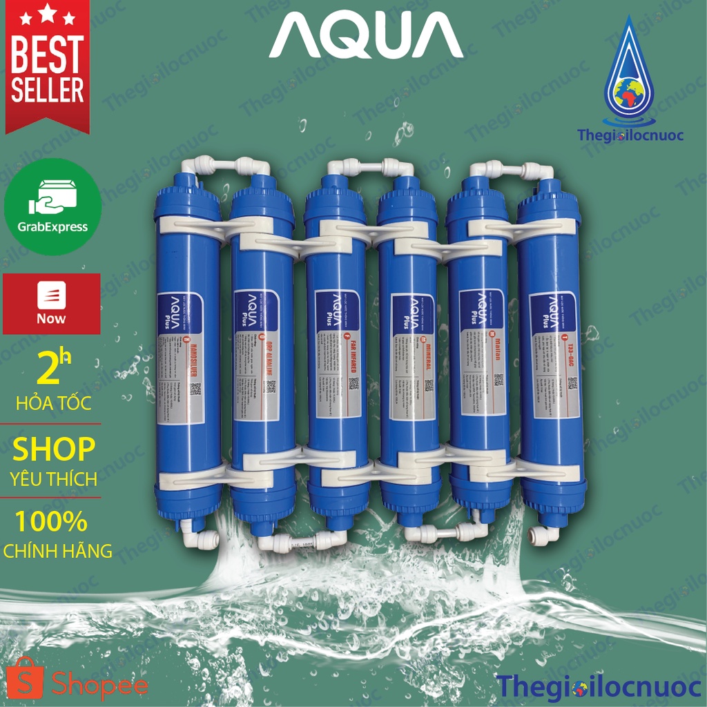 Bộ lõi chức năng Aqua 5678910 xanh (thời gian thay thế 12 tháng)