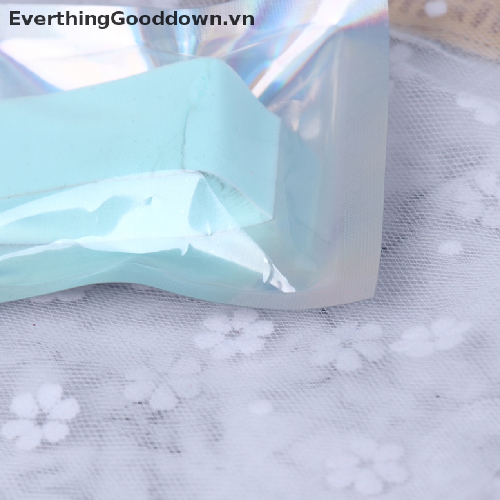 Everthinggooddown 100 Túi Giấy Nhôm Trong Suốt Có Khóa Kéo Tự Đóng Gói
