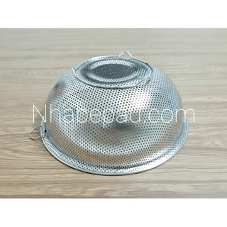 RỔ INOX 304 CAO CẤP 24CM XK (size trung, tiện dụng)