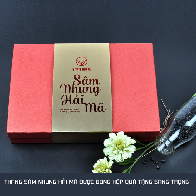 Thang ngâm rượu Sâm Nhung Hải Mã