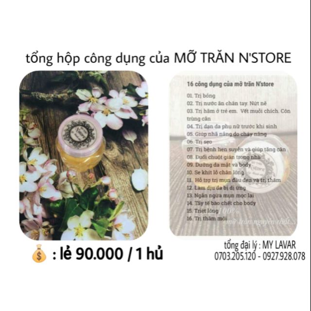 20 công dụng của mỡ trăn N'STORE