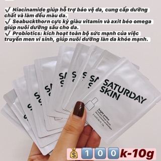 [SAMPLE] Tinh chất #men_vi_sinh mới ra Saturday Skin