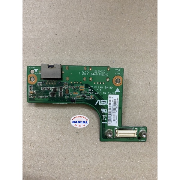 Board cổng usb và mạng lan laptop N73 N73JN