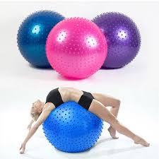 Bóng Tập Yoga Có Gai Đường Kính 65cm,75cm Đại Nam Sport + Tặng Kèm Bơm Mini