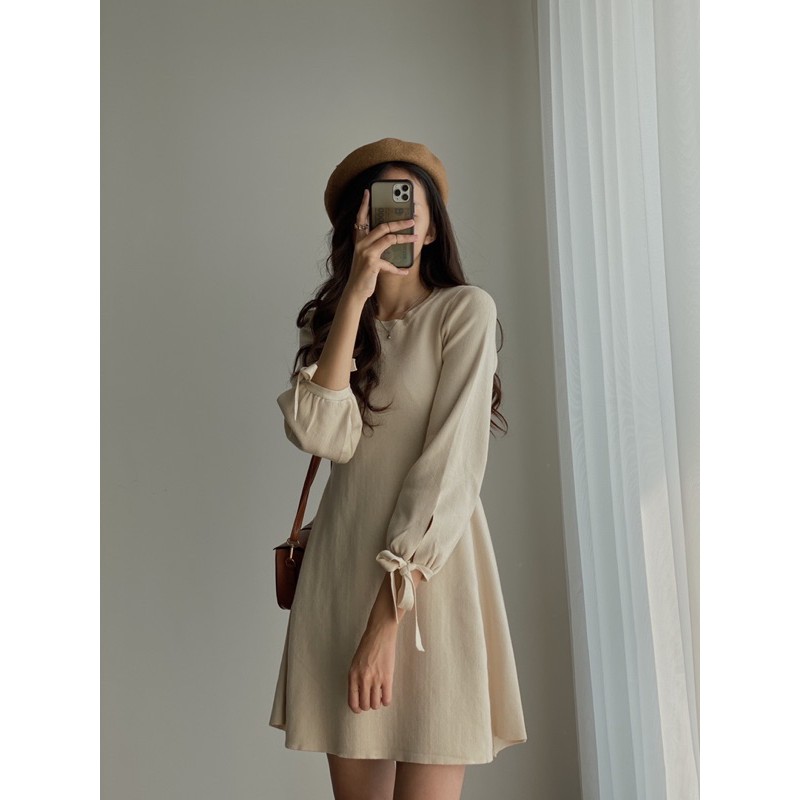 váy len tay nơ 817 | BigBuy360 - bigbuy360.vn