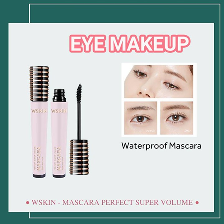 MASCARA siêu dài, không thấm nước WSKIN Mascara Perfect Super Volume Hàn Quốc