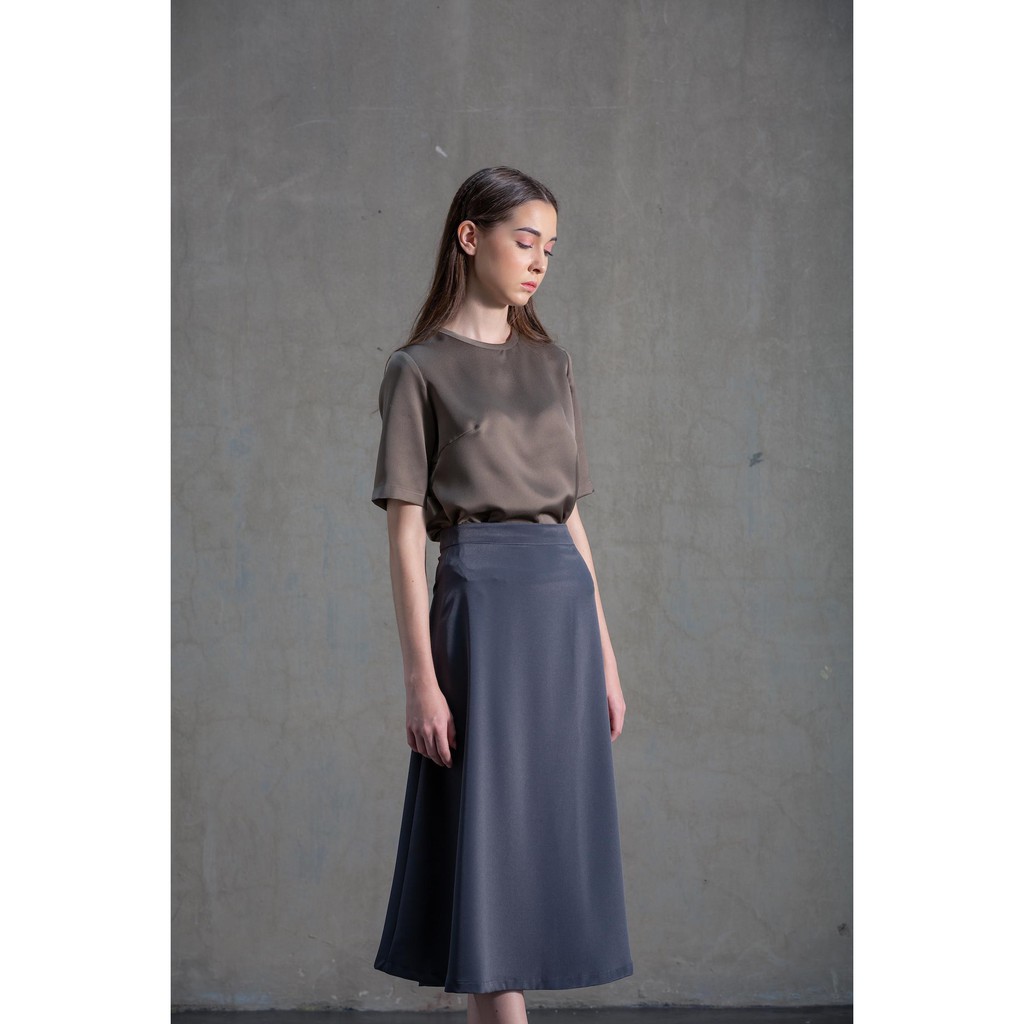 Chân váy chữ A nữ Callia Shj (Xám) | BigBuy360 - bigbuy360.vn