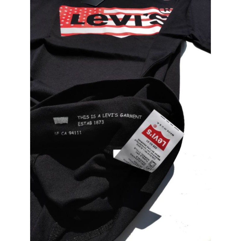 LEVIS LEVI'S Levi 's Áo Thun Ngắn Tay In Logo Đơn Giản Dành Cho Nam