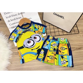 BỘ THUN LẠNH 3D CHO BÉ - ĐỒ BỘ TRẺ EM