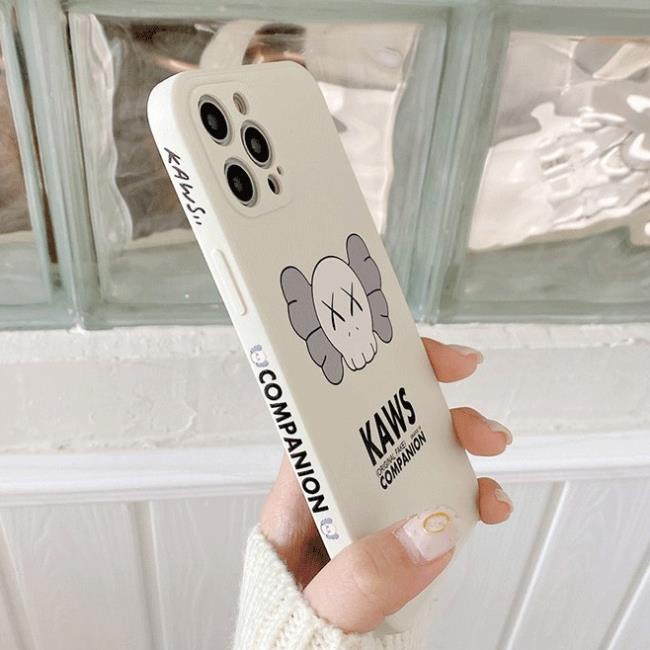 Ốp lưng iphone cạnh vuông in hình viền Kaws 7plus/8plus/x/xs/11/11promax/12/12promax - DT08 Dino Case