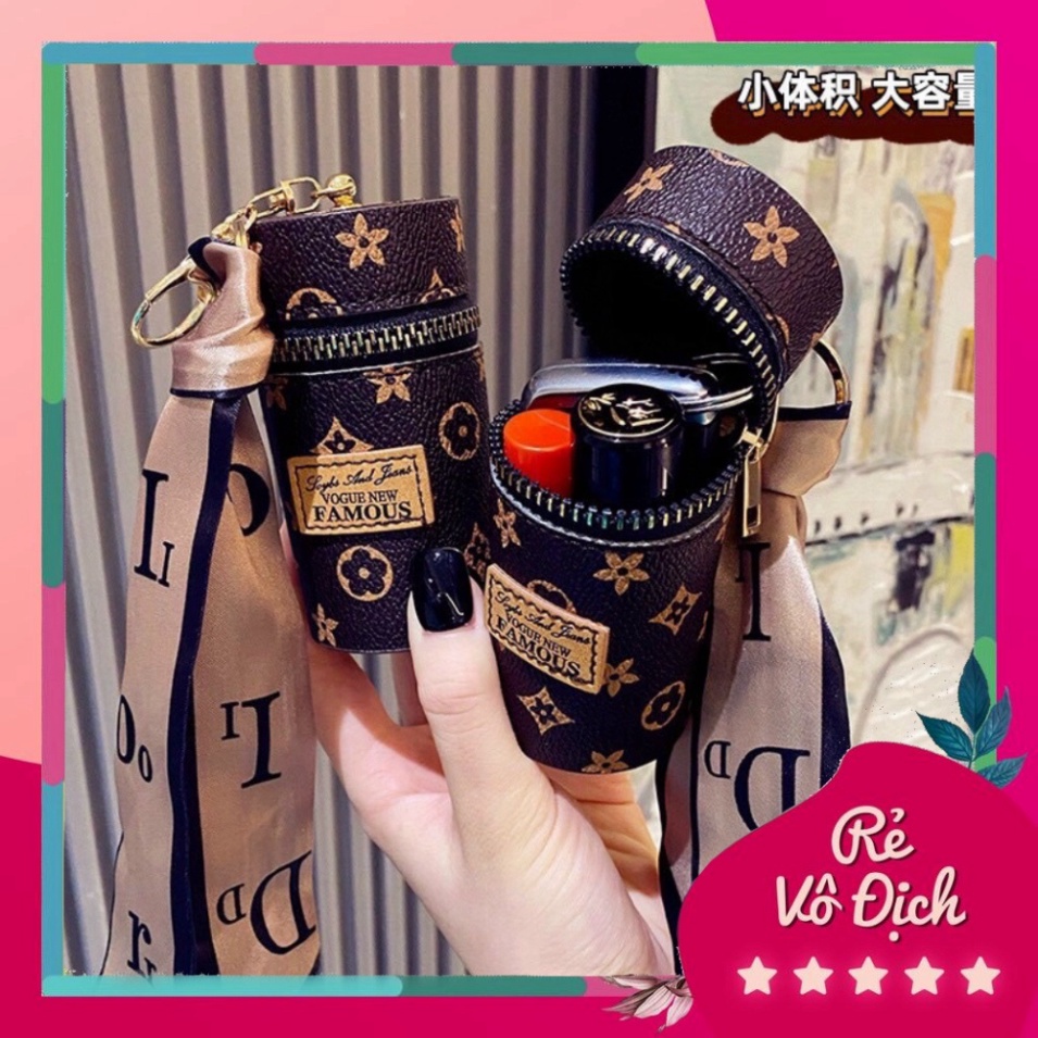 Móc khoá túi mini đựng son phong cách retro - OBI Mart