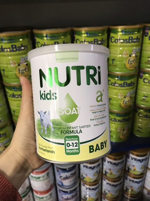 Sữa Dê Nutri kid 0-12 tháng 400g