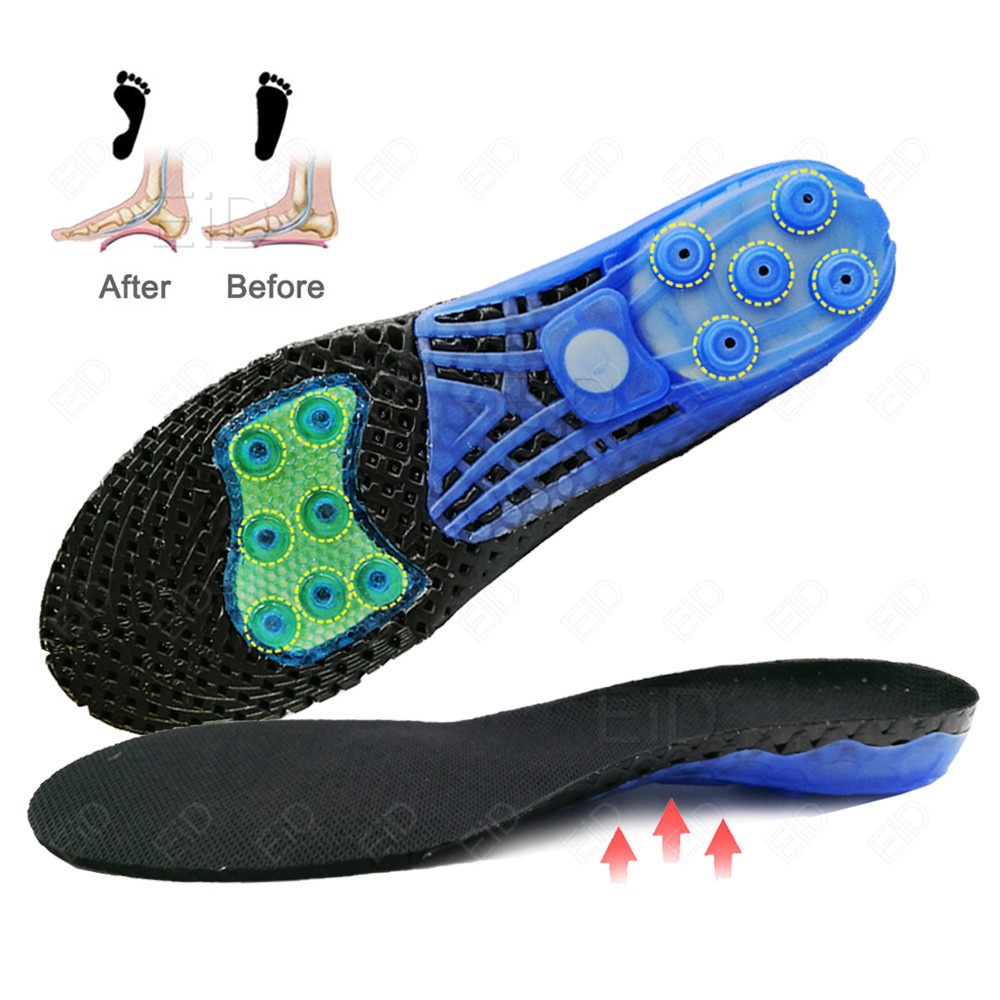 Đế Lót Giày Thể Thao Chỉnh Hình Bằng EVA silicone Lò Xo Vòm