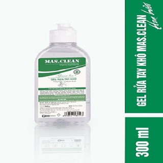 Nước rửa tay Khô hữu cơ diệt khuẩn MasClean - 300ml