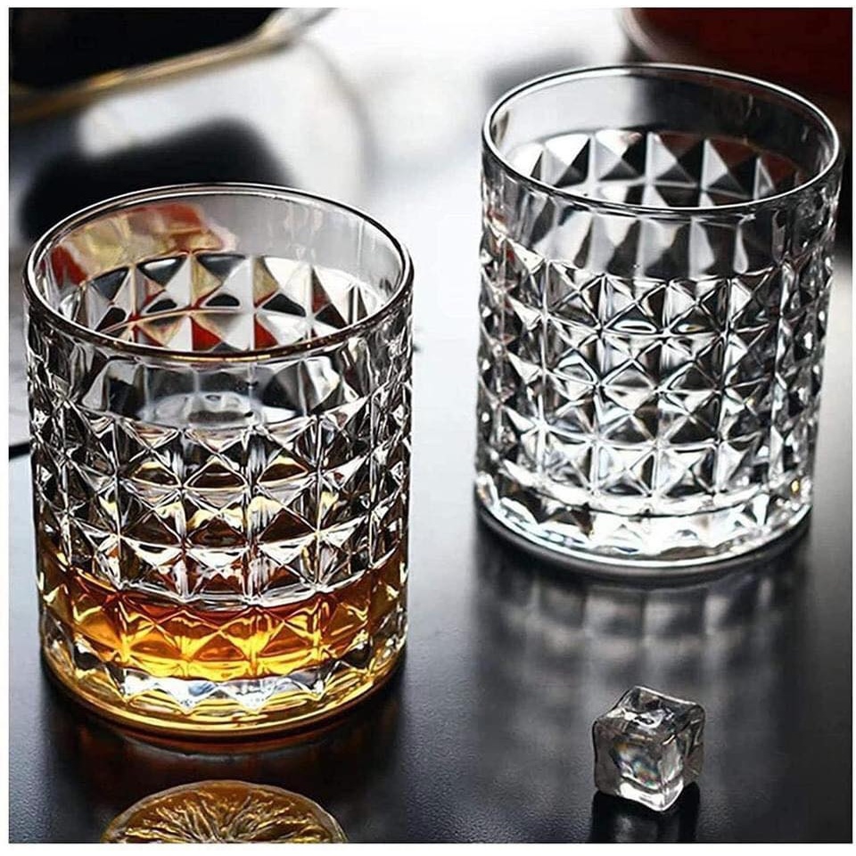 Set 6 Cốc Kim Cương Bohemia Diamond Dung Tích 230ml Nội Địa Séc Sang Trọng, Cao Cấp Cốc Uống R.ượu GermanySnT 290069