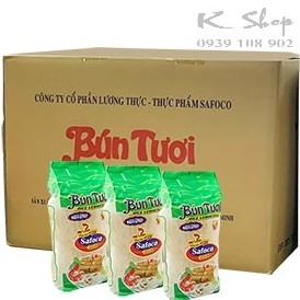 Bún tươi Safoco 1 thùng 15 gói 300g