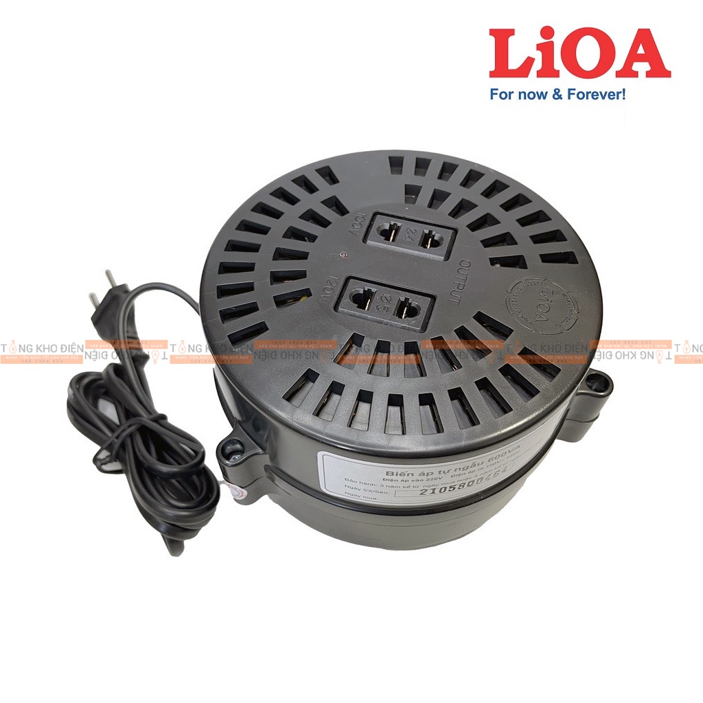 Biến Áp Đổi Nguồn LIOA (Nguồn Vào 220V / Nguồn Ra 100-120V) 200/400/600VA