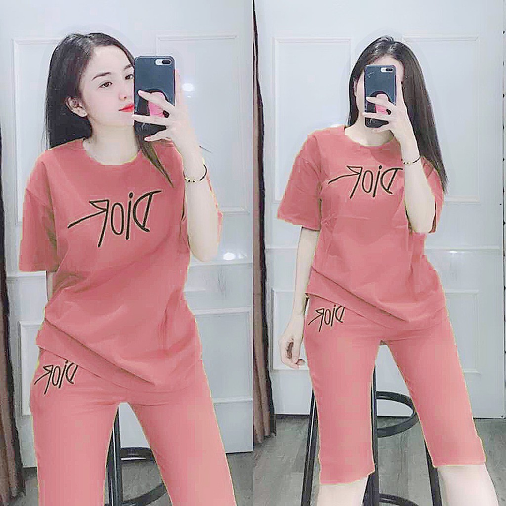 [Mã WAAUG giảm 15% đơn 99k] 🌺Đồ Bộ Thêu Form Rộng Lửng Cotton 🌟Đồ Bộ Nữ Mặc Nhà Đẹp | WebRaoVat - webraovat.net.vn