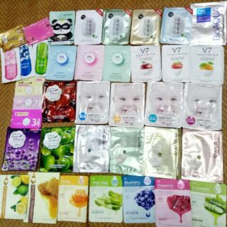 Combo 50 miếng mặt nạ nội địa trung Bioqua,  Bisutang,  Images