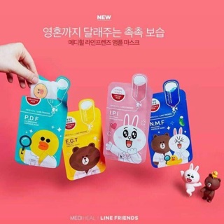 COMBO 20 MIẾNG MẶT NẠ LINE FRIEND