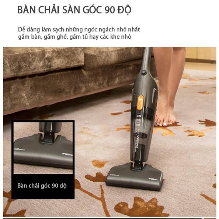 Hút bụi cầm tay Xiaomi Deerma công nghệ mới HEPA Steel Filter | BigBuy360 - bigbuy360.vn