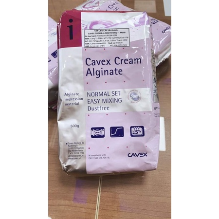 Chất lấy dấu Cavex Cream Alginate