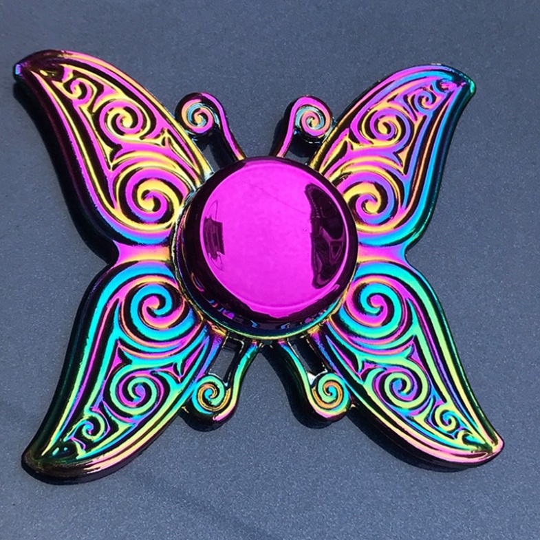 Con Quay Đồ Chơi Spinner Bằng Kim Loại, Giúp Giảm Stress