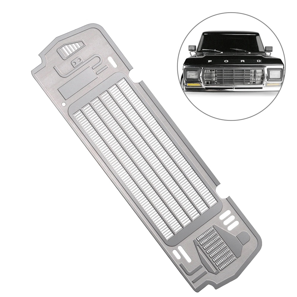 Lưới Tản Nhiệt Bằng Kim Loại Cho Xe Điều Khiển Từ Xa Traxxas TRX4 BRONCO Tỉ Lệ 1/10