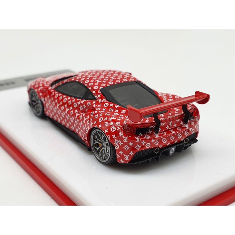 Xe Mô Hình Ferrari 488 Supreme 1:64 Scale Mini ( Đỏ Supreme )