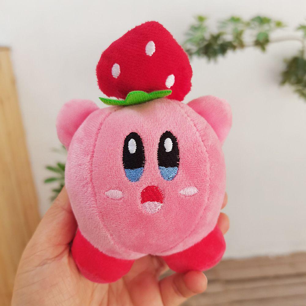 Móc Chìa Khóa Hình Ngôi Sao Kirby Chất Liệu Cotton PP Độc Đáo Dễ Thương Giá Đỡ