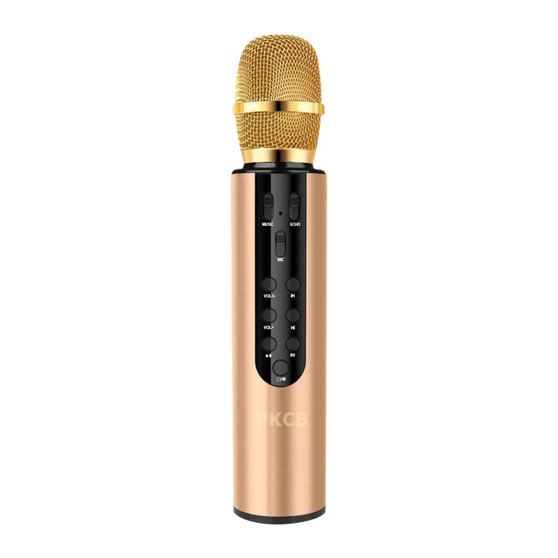 Micro Bluetooth không dây Karaoke hút âm siêu nhẹ cao cấp PKCB cho điện thoại 247 - Hàng Chính Hãng