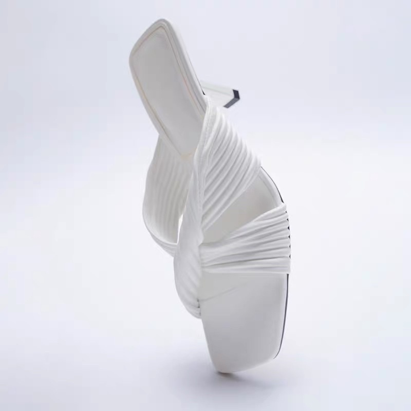 Guốc xoắn cao gót zara xuất