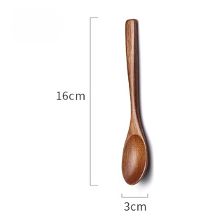Muỗng gỗ cà phê cán dài kiểu Nhật