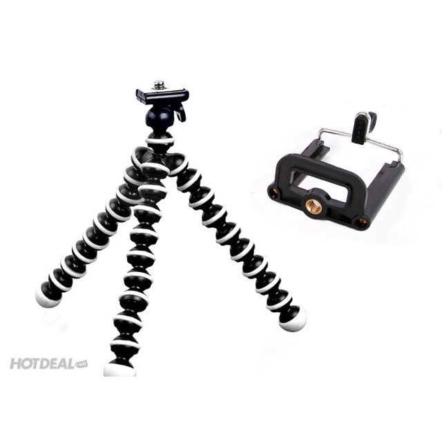 Chân tripod bạch tuộc cho máy ảnh/điện thoại