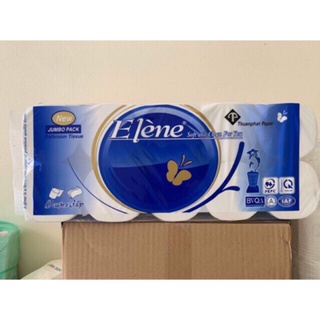 Giấy vệ sinh elene không lõi 10 cuộn/lốc 3 lớp cao cấp, siêu dai, mềm mịn