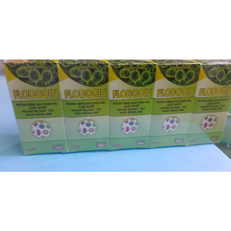 FLODOCIN ,Trị cá cảnh, cá bị mục vây, phân trắng, lở loét, xuất huyết