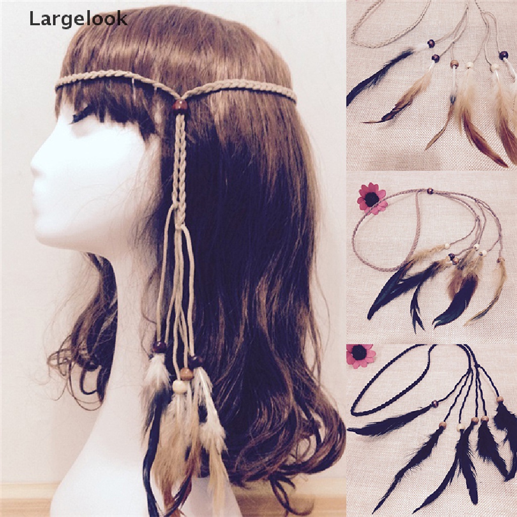 Băng Đô Lông Vũ Thời Trang Hippie