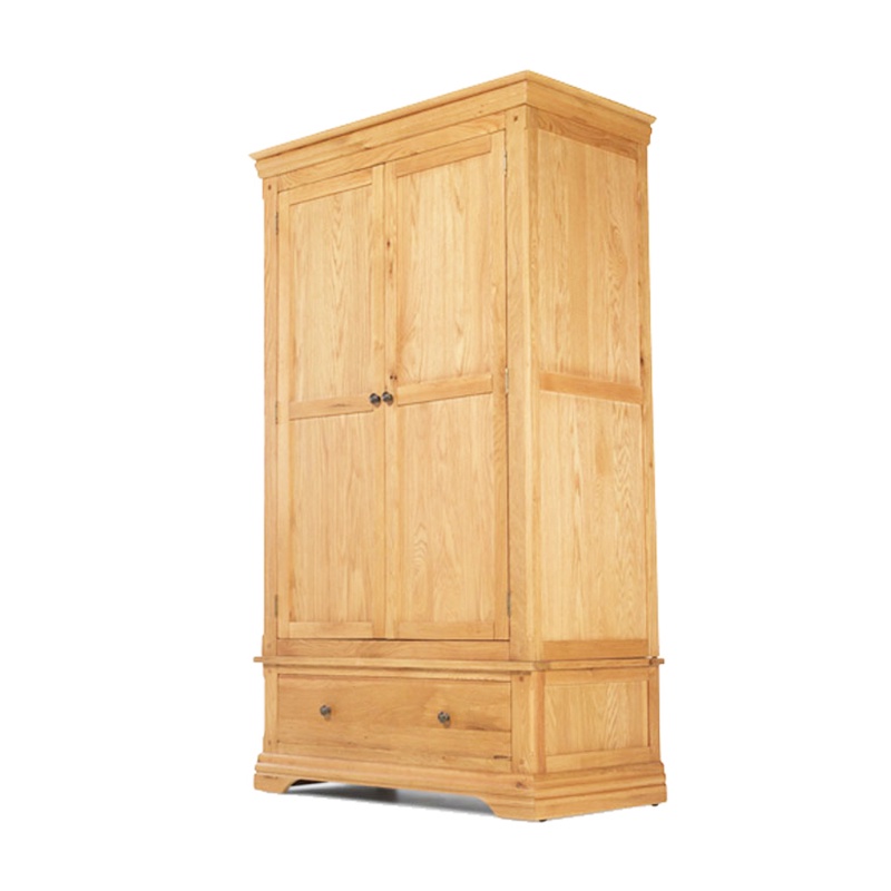 Tủ quần áo Victoria 2 cánh gỗ sồi IBIE nhiều tùy chọn