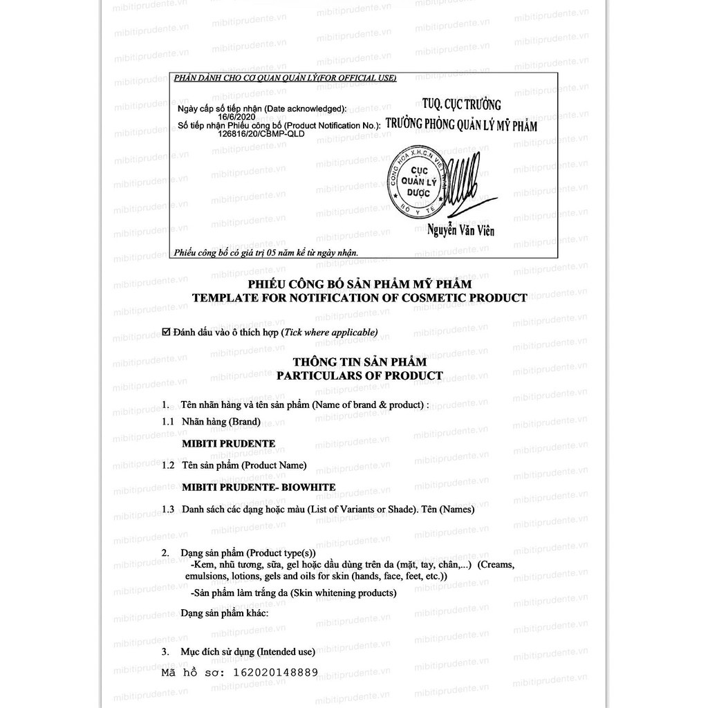 Kem Làm Hồng Vùng Kín Nuwhite V1 Mibiti Prudente 5ml - Hàng nội địa USA | BigBuy360 - bigbuy360.vn