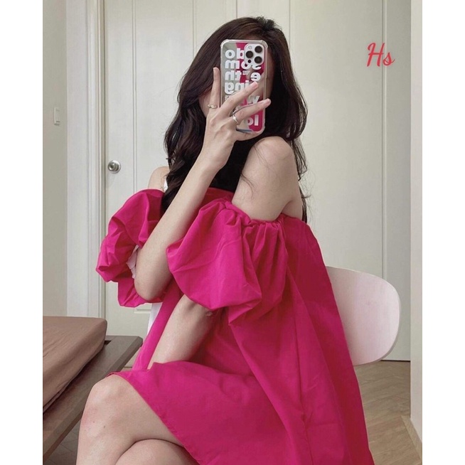 Áo baby trễ vai nhiều màu HS6