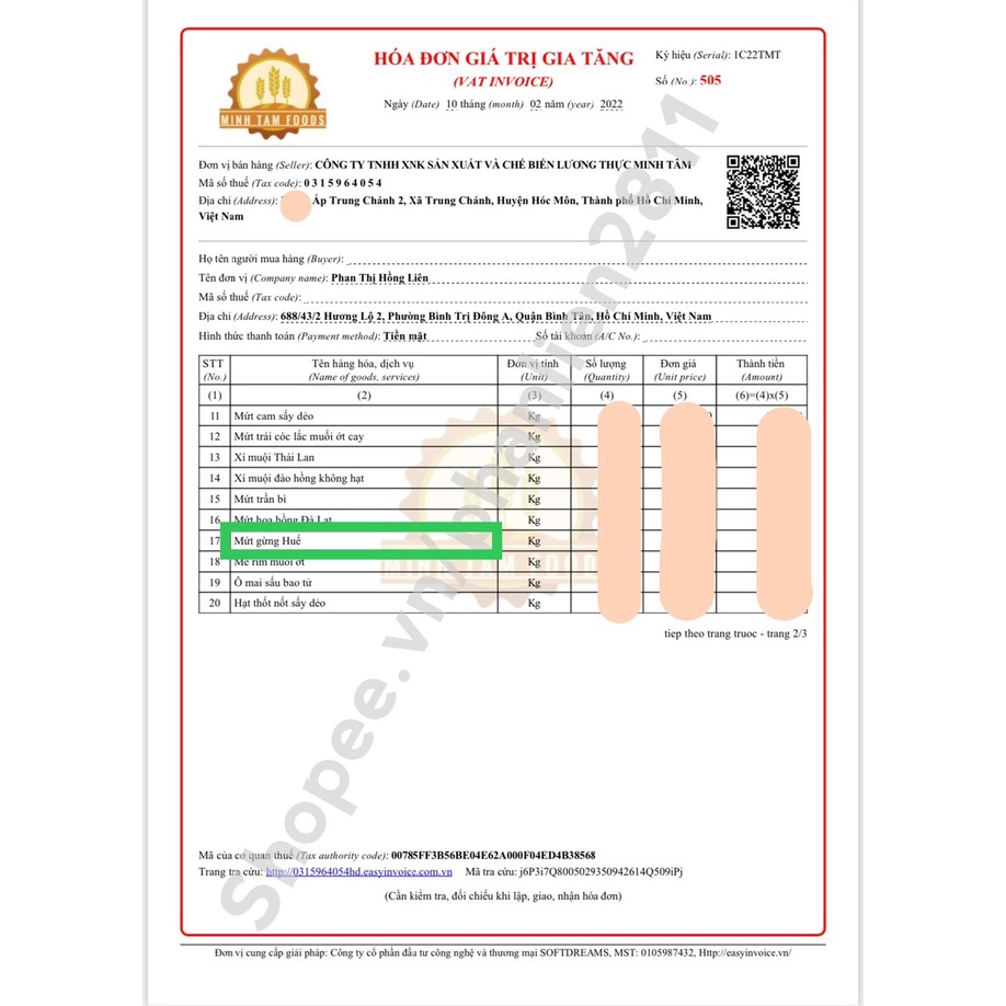 Mứt gừng Huế 100g