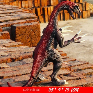 PĐồ chơi khủng long mô phỏng động vật Tyrannosaurus rex triceratops rồng lưỡi liềm búp bê hình con Jurassic world boy to