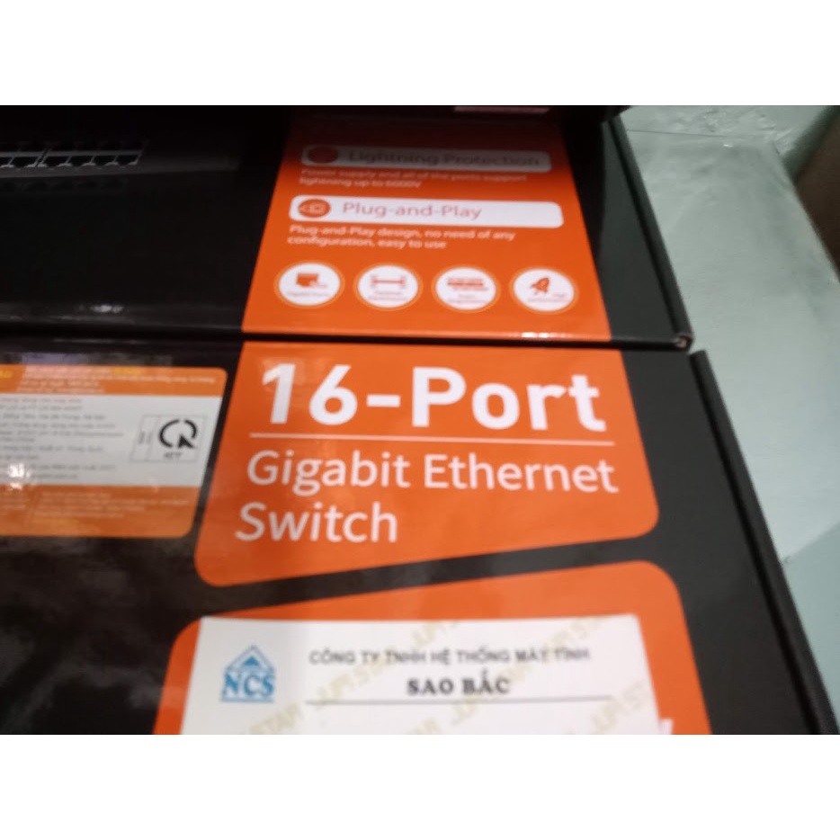 Bộ chia mạng Gigabit Tenda TEG1016D 16 cổng chuẩn 10/100/1000 Mbps