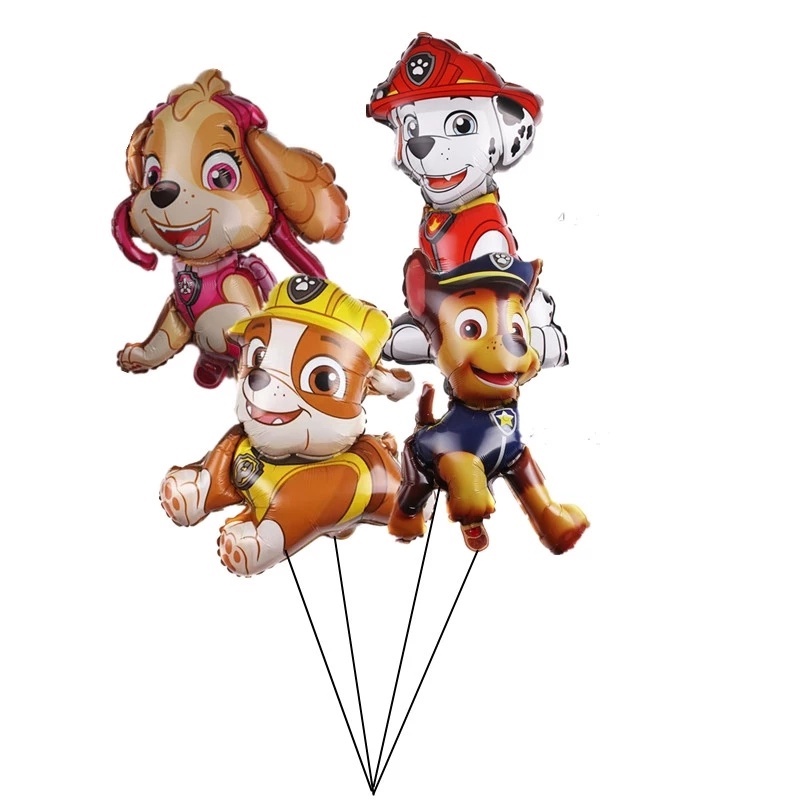 Paw Patrol Bong Bóng Nhôm Hình Chú Chó Cứu Hộ Skye Marshall Trang Trí Tiệc Sinh Nhật Cho Bé