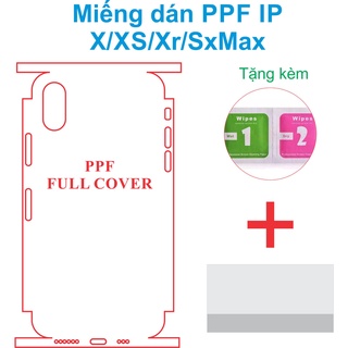 Miếng dán PPF Ip X/XS/XSmax full viền,bảo vệ điện thoại khỏi trầy xước,xỉn màu